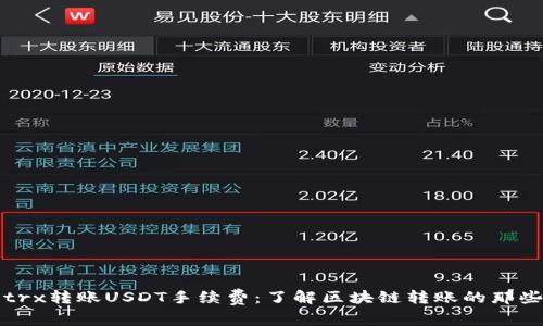 钱包trx转账USDT手续费：了解区块链转账的那些事儿